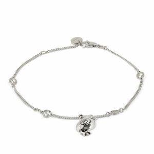 Gucci Silver and Gold Bird Charm Bracelet One Size